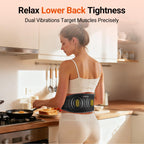 Red Light Therapy Vibration Massage Belt, Cordless, Lower Back