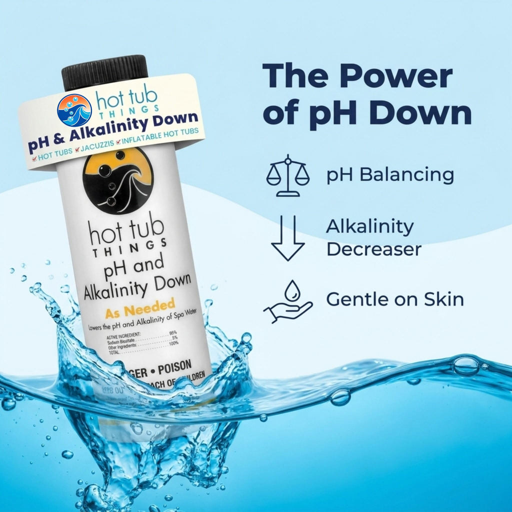 pH Down Alkalinity Decreaser Spa Water Balancer 1.25 lb