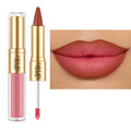 Brown Lip Liner Pink Matte Liquid Lipstick Combo for Women