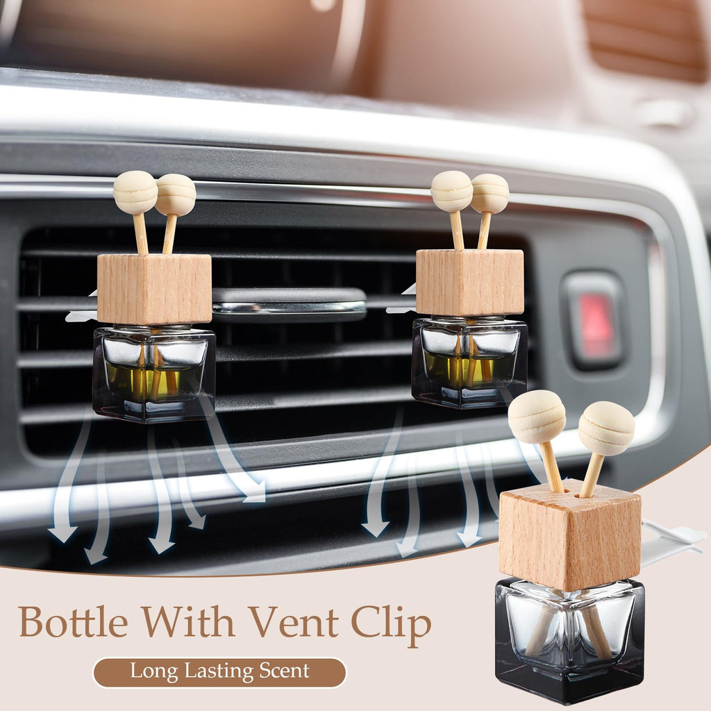 30 Pcs Car Diffuser Vent Clip Empty Diffuser Bottle, Gradient Black