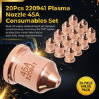 20pcs 220941 Plasma Nozzle Compatible with 45XP 65 85 105