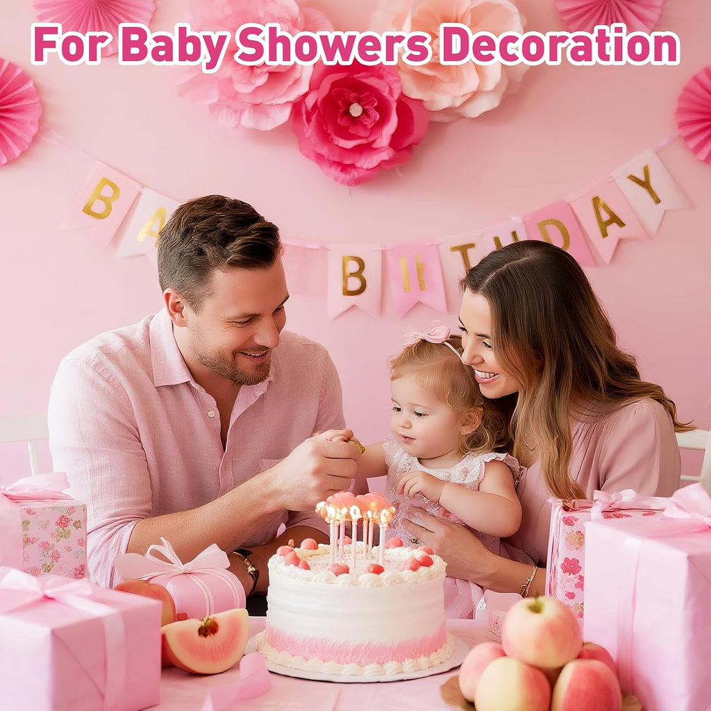 200 Pcs Pink Tissue Paper for Gift Bags,14"X20" Tissue Paper Bulk