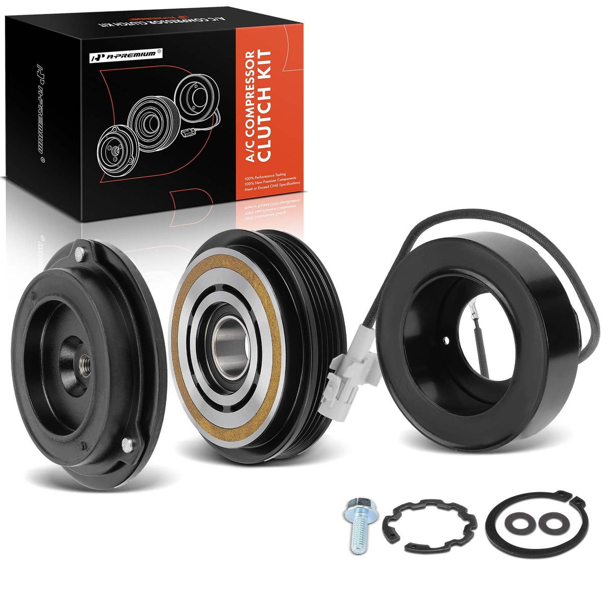 A-Premium Air Conditioner AC Compressor Clutch Kit