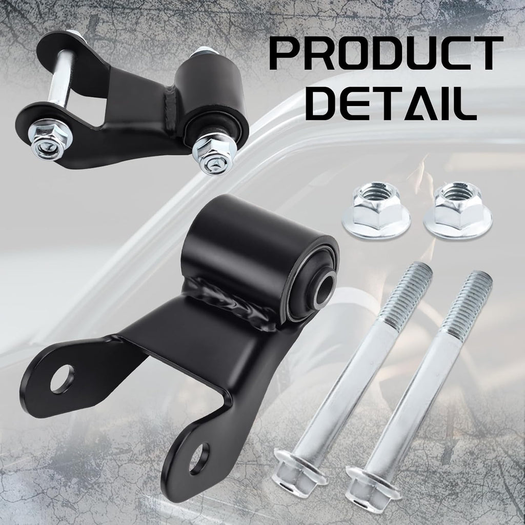 Rear Leaf Spring Shackle Kit Set of 2 Replaces 722-029