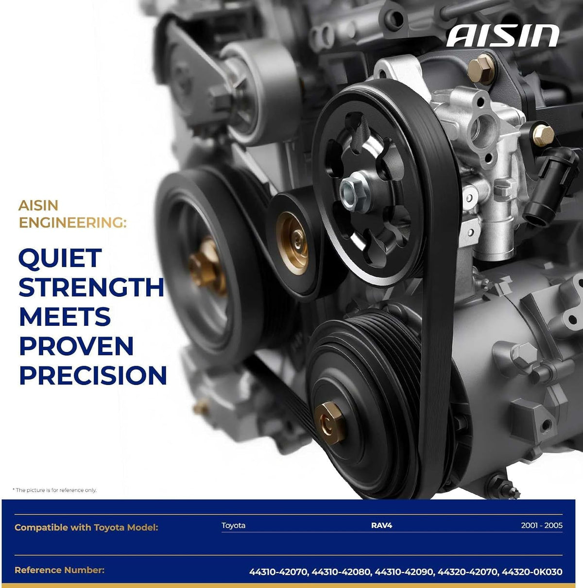 AISIN AFTERMARKET PSPT-00438 Power Steering Pump with Pulley