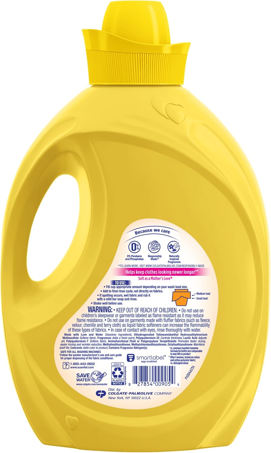 Complete Liquid Fabric Conditioner, Laundry Fabric Softener with Fabric Protection Technology, Morning Sun, 100 fl