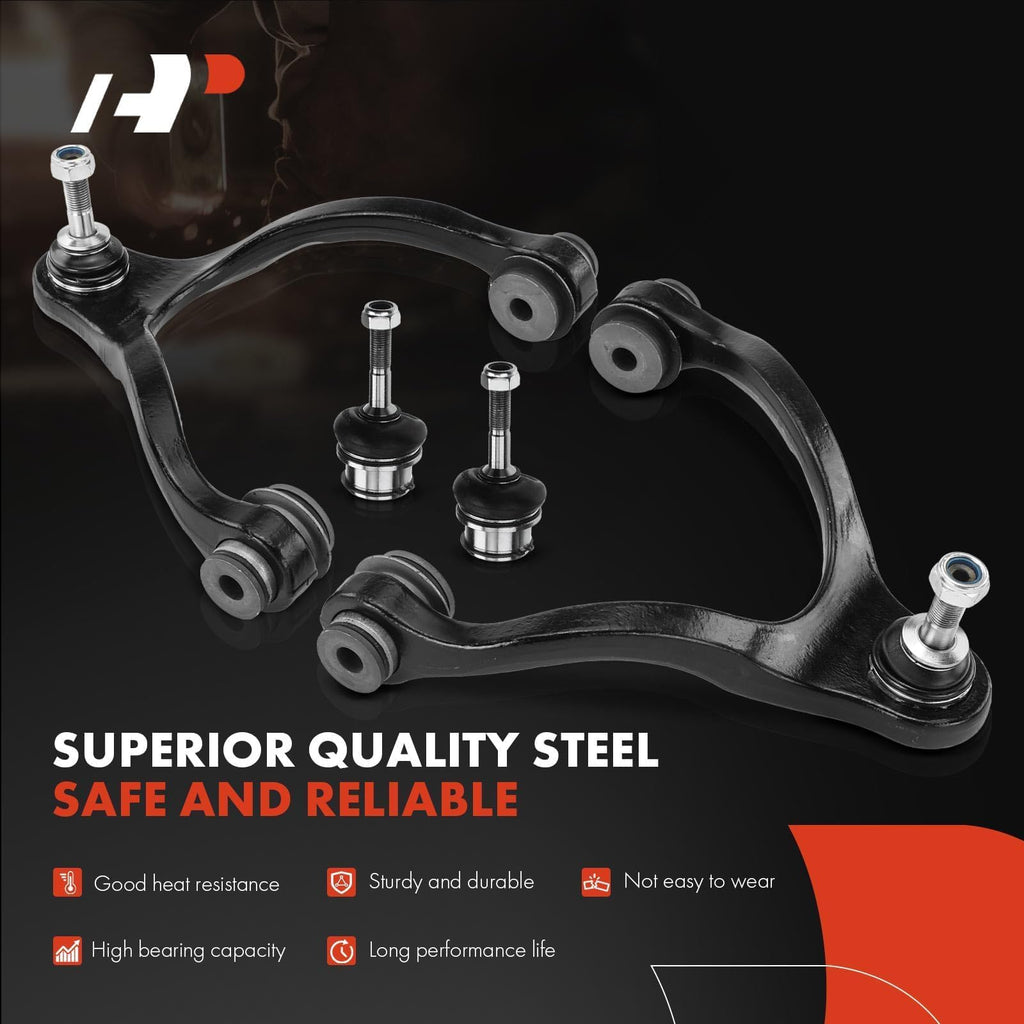 A-Premium 12Pcs Front Suspension Kit, Upper Control Arm, Sway Bar Link