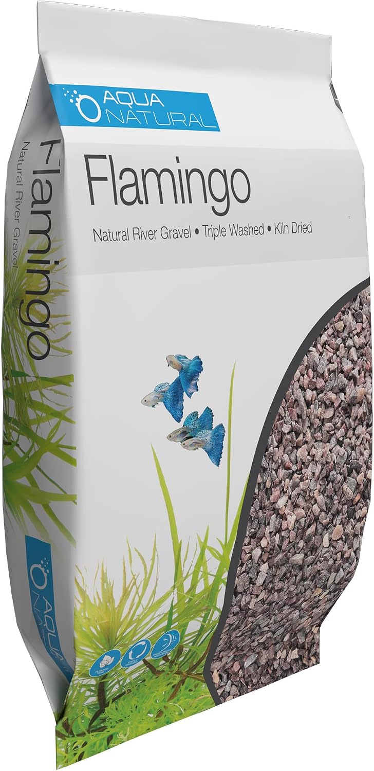 Aquarium Substrate, Flamingo Gravel, 10lb