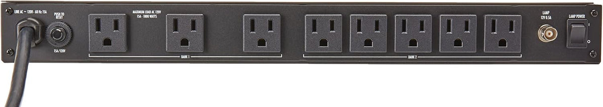 PL-8C Classic 15A Power Conditioner, 9 Outlets & LED Rack Lights