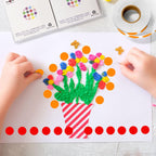 0.5" Circle Dot Stickers 2 Rolls Pack 2000 Color Coded Label, Orange+Red