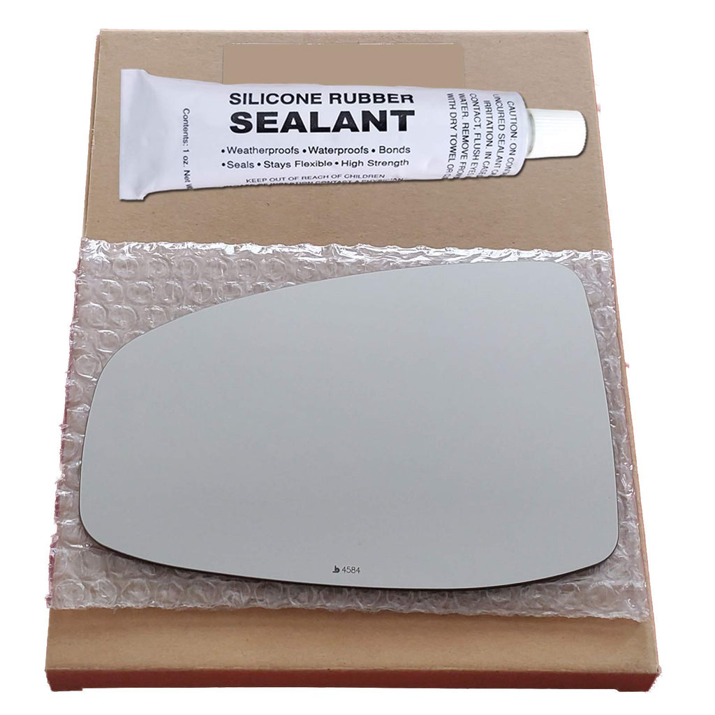 Driver Side Mirror Replacement Glass + Glue for 15-20 Honda Fit