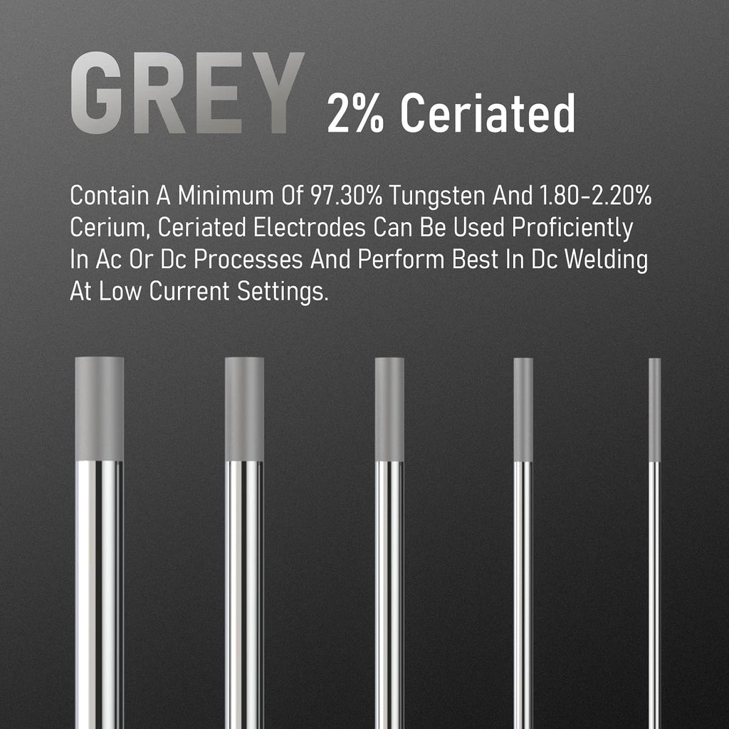 YESWELDER TIG Welding Tungsten Electrode 2% Ceriated