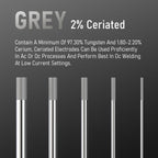 YESWELDER TIG Welding Tungsten Electrode 2% Ceriated