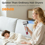 Hair Dryer, High Speed lonic Blow Dryer (Light Silver)