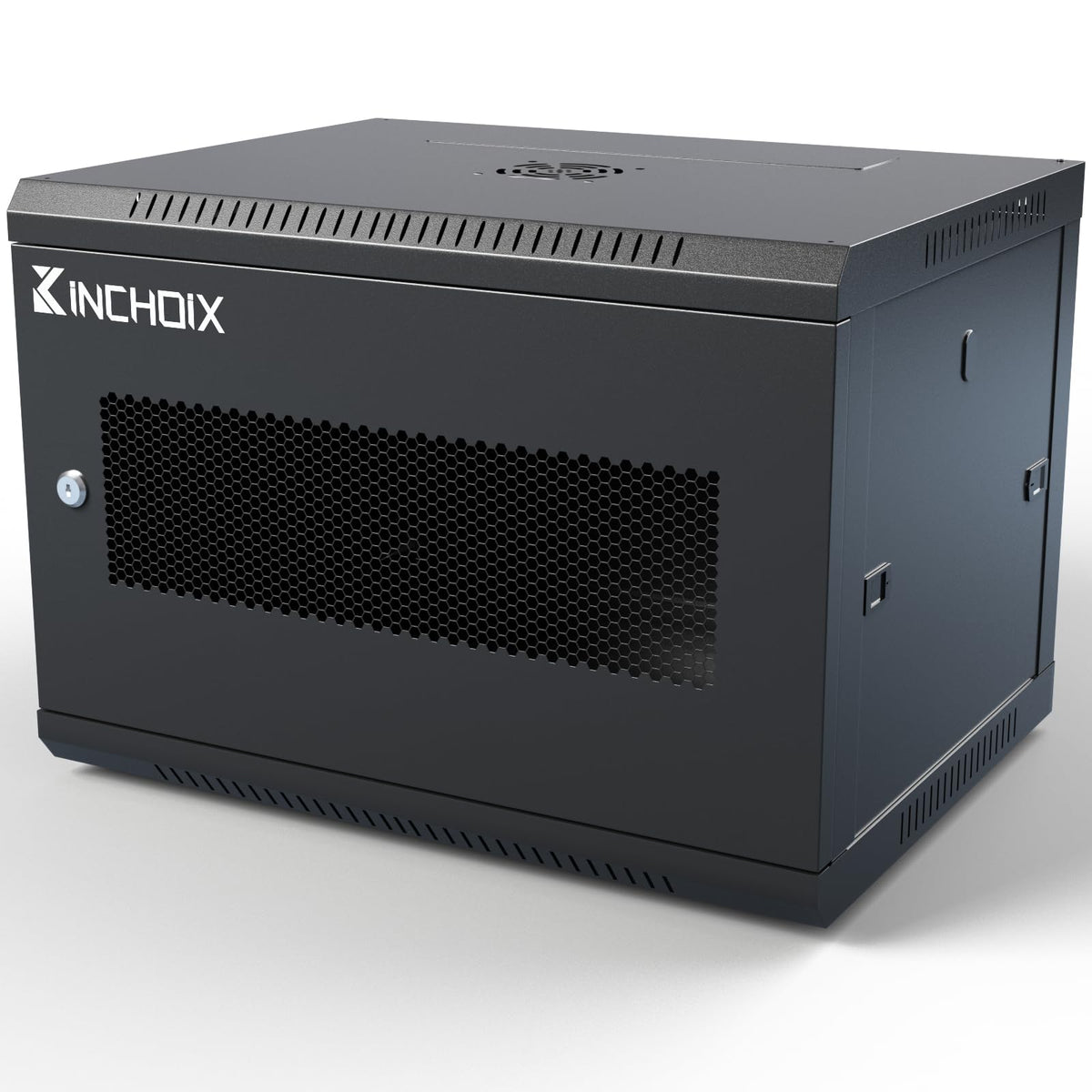 Wall Mount Network Server Cabinet 9U Network Rack Enclosure for Computer Routers Switches Networking Electronic