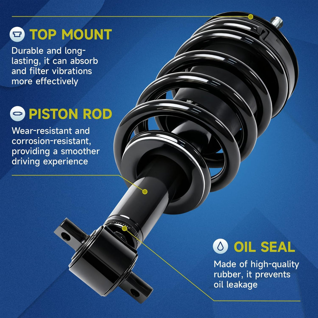 Vextone Front Struts Shocks for 2007-2013 Chevrolet Chevy Silverado 1500