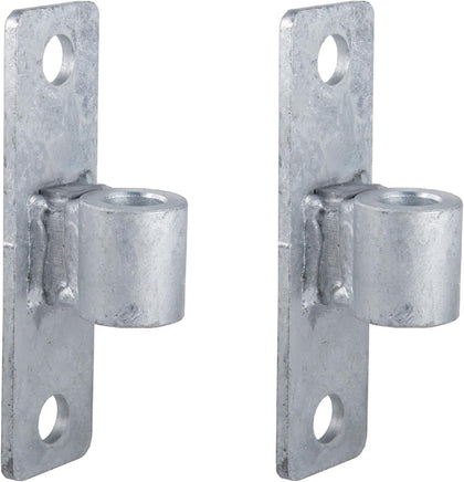 Gate Hinge Wall Mount Gate Hinge for 5/8'' Pin Chain Link Fence Post Hinge (2 Pcs)