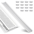 14 Pcs 72" Continuous Soffit Vent Strip, 3" Vented