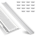 14 Pcs 72" Continuous Soffit Vent Strip, 3" Vented