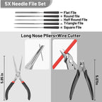 3D Printer Tools Kit Essential, Basic Tool Kit Accessories, 3D Printer Deburring Tool with Wire Cutter, Scraper