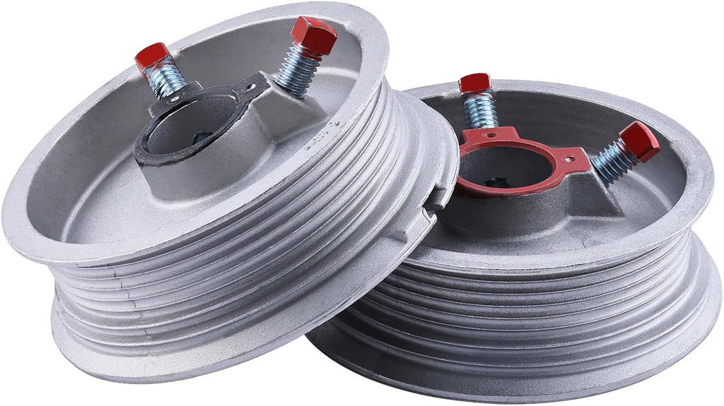 Garage Door Torsion Spring Kit for 7ft High Garage Doors - Heavy-Duty Cables, Drums, Center Bracket Compatible with