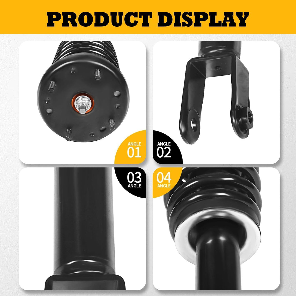 Jecoupoon 2PCS Front Shock Absorber Struts Compatible with XF RWD 09-15