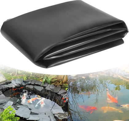 20 Mil HDPE Pond Liner, 7 x 10 FT Flexible Water Garden Liner