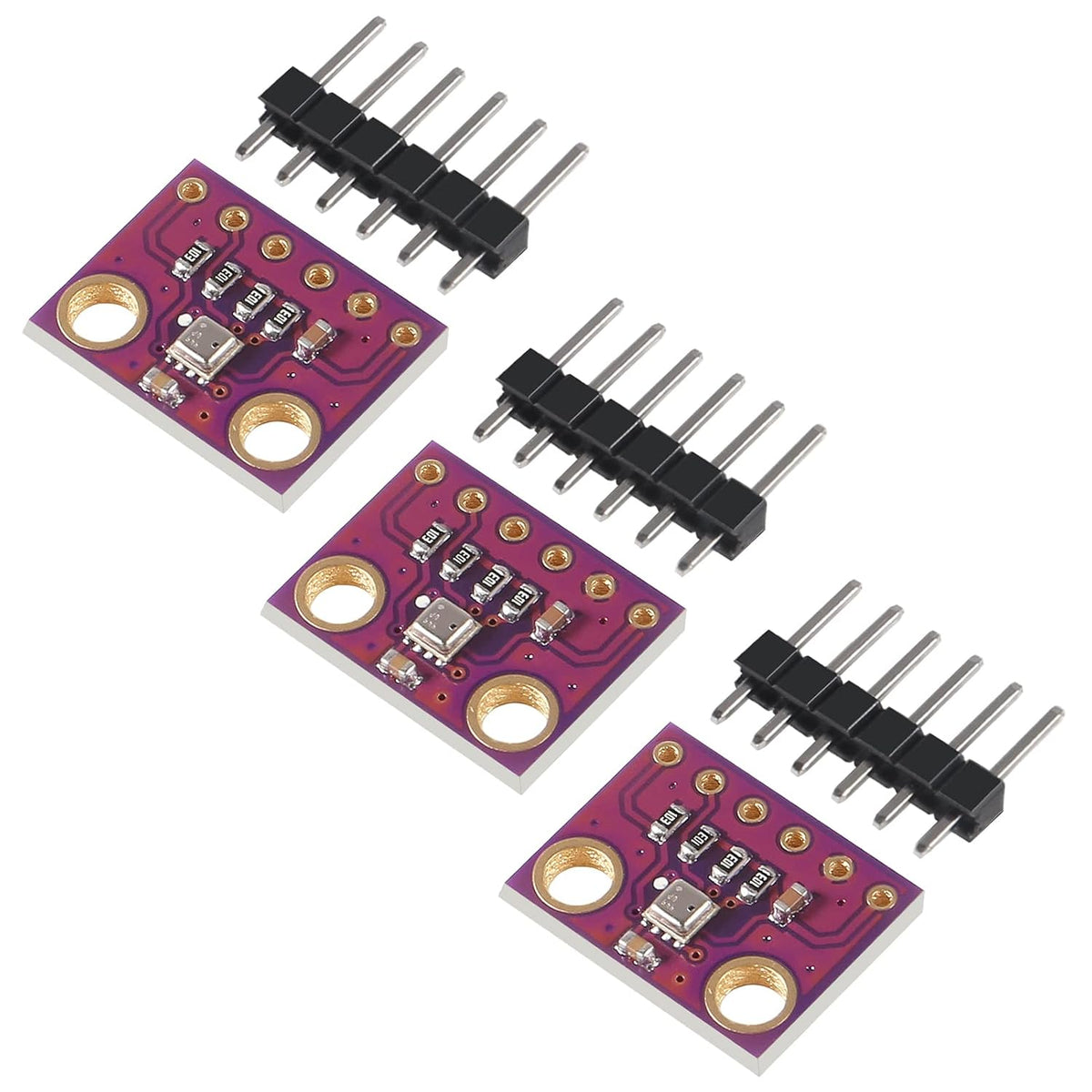 3PCS BME280 3.3V Atmospheric Pressure Sensor GY-BME280-3.3 Temperature Humidity Sensor Module for Arduino