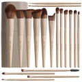Professional Makeup Brush Set with Travel Case, Soft Synthetic Face & Eye Brushes for Foundation, Concealer, Powder