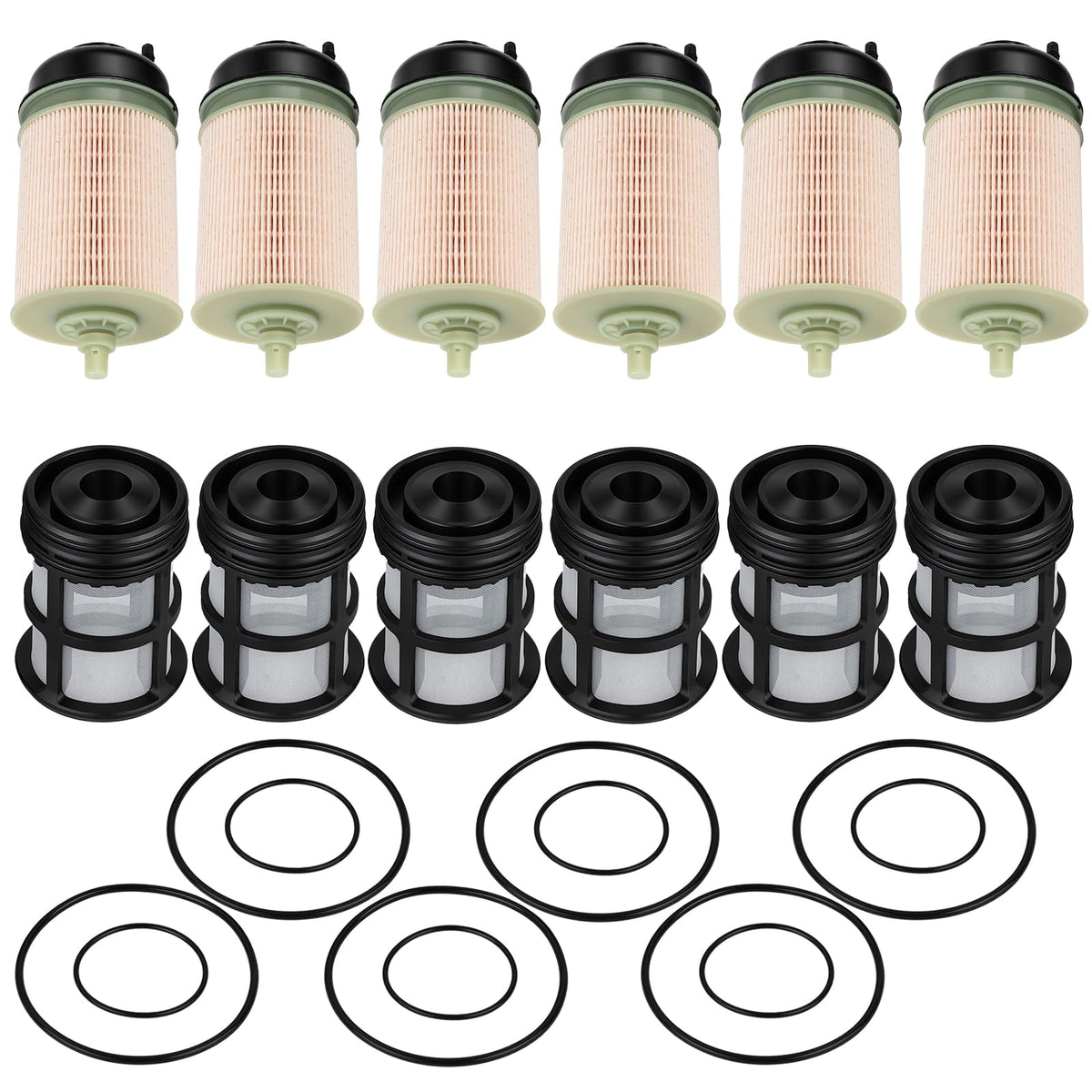A4720900451 Fuel Filter Set 6PCS for Freightliner DD13 DD15
