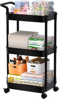 Diaper Caddy - Plastic Diaper Organizer for Nursery Essentials, Baby Organizers and Storage, Movable Cart for