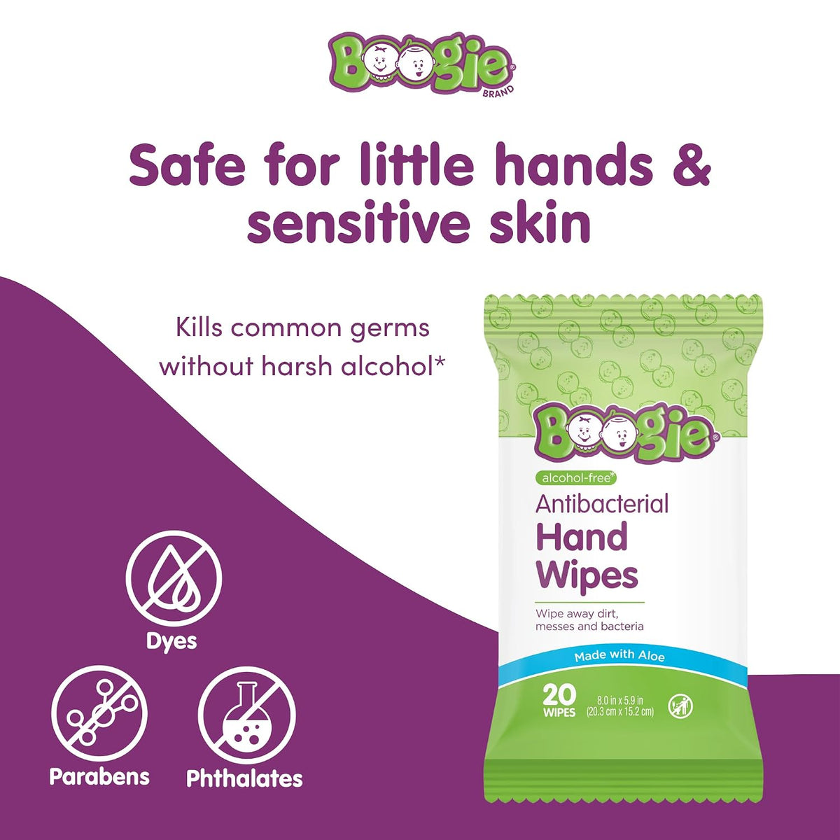 Antibacterial Hand Wipes - 120 Count