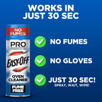 Easy Off Fume Free Oven Cleaner Foam Multi Surface Degreaser, 24oz 2Count