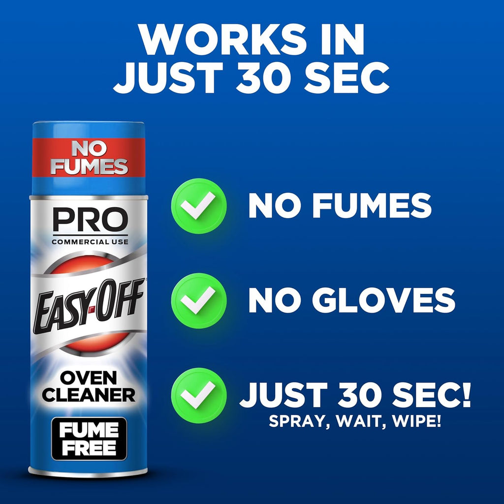 Easy Off Fume Free Oven Cleaner for Ovens & Air Fryers, 24oz
