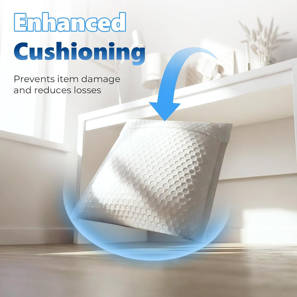 Bubble Mailers True 8.5x11" Usable Size Padded Envelopes 25 Pack