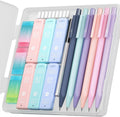 Cute Mechanical Pencil Set, 6-Pack with Case | 0.5/0.7/0.9mm with 360 Leads, 3 Erasers, 9 Eraser Refills, Back to