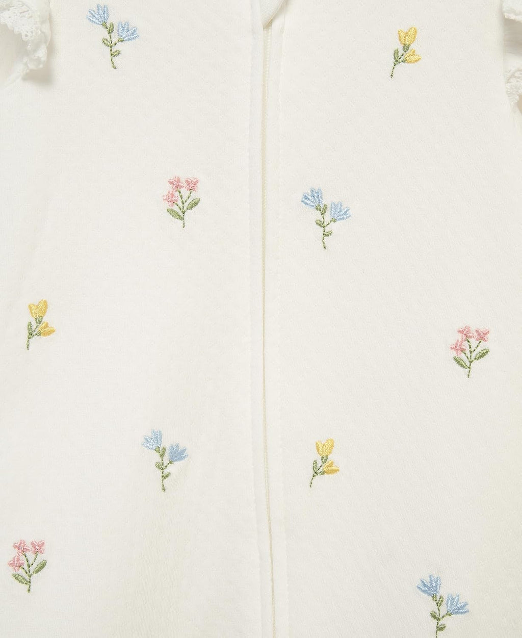 Baby Girls 100% Cotton Footie Sleeper, Preemie to 9 Months