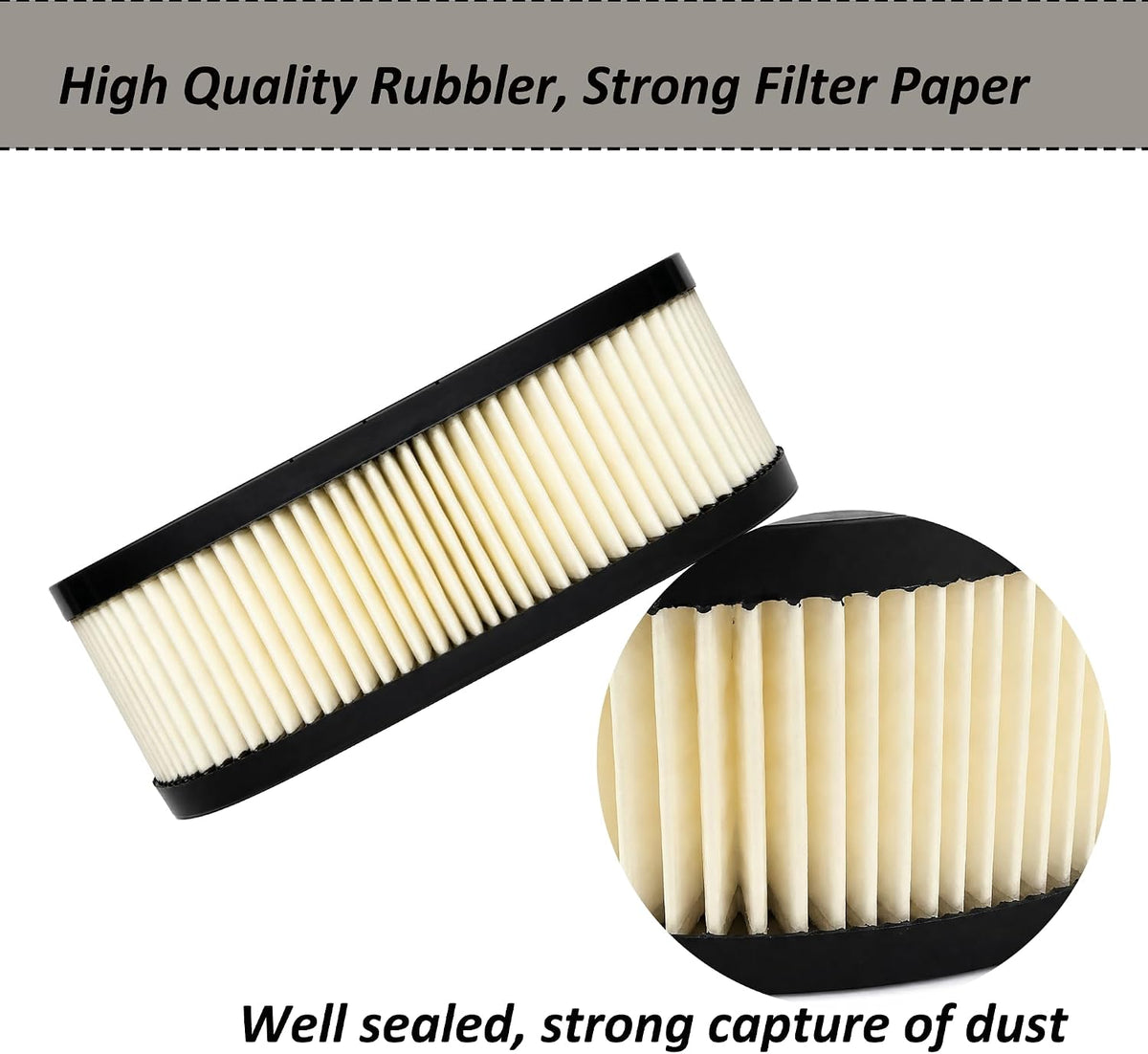 2PCS Air Filter Cleaner for 163cc 7.25ft Toro 20332 Recycler Mower