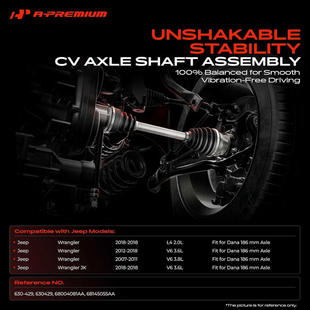 A-Premium Front Left Driver Side CV Axle Shaft Assembly