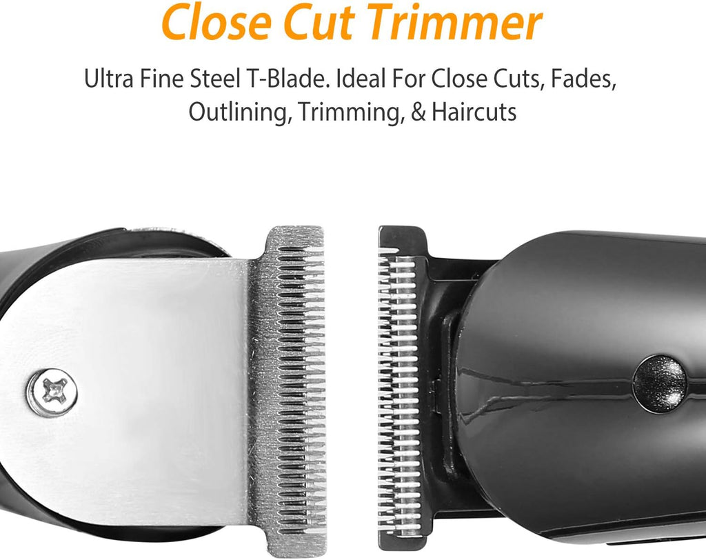 All-in-1 Multi Grooming Kit for Men, Cordless/Rechargeable Electric Hair Clippers, Beard & Mustache Trimmer