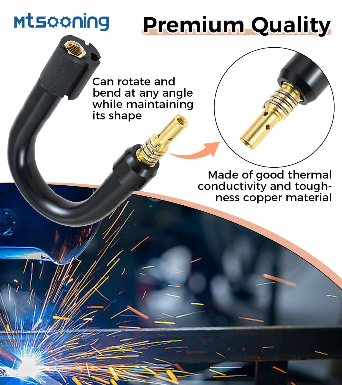 30PCS MB15 15AK MIG Welding Torch Consumables Kit