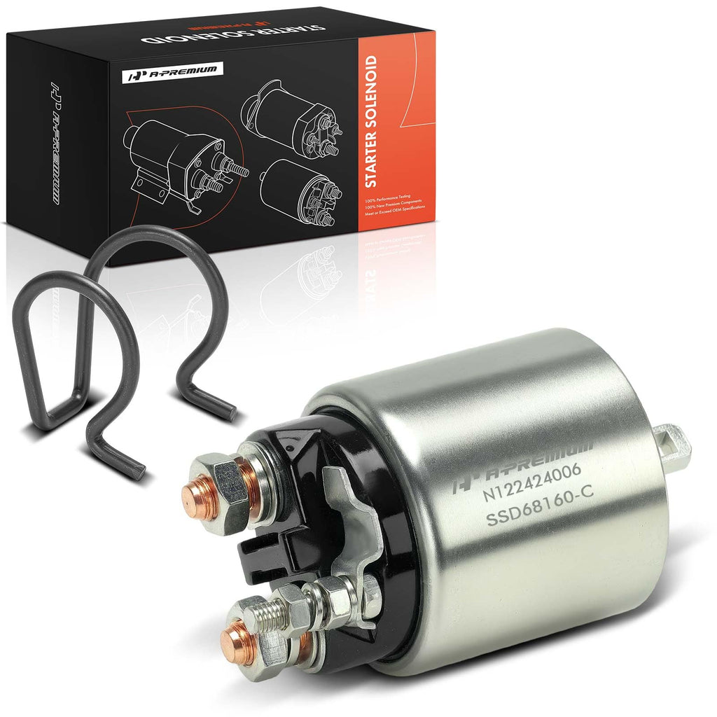 A-Premium 12V Starter Solenoid Compatible with Chevrolet & GMC