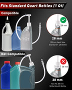 Lower Unit Gear Oil Pump for Standard Quart Bottles, 8cc Pump per Stroke