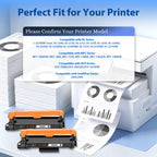 TN450 Toner Cartridge Replacement for Brother TN450 Series 2p Black