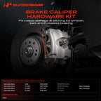 A-Premium Front Disc Brake Hardware Kit Compatible with Mercedes-Benz Model