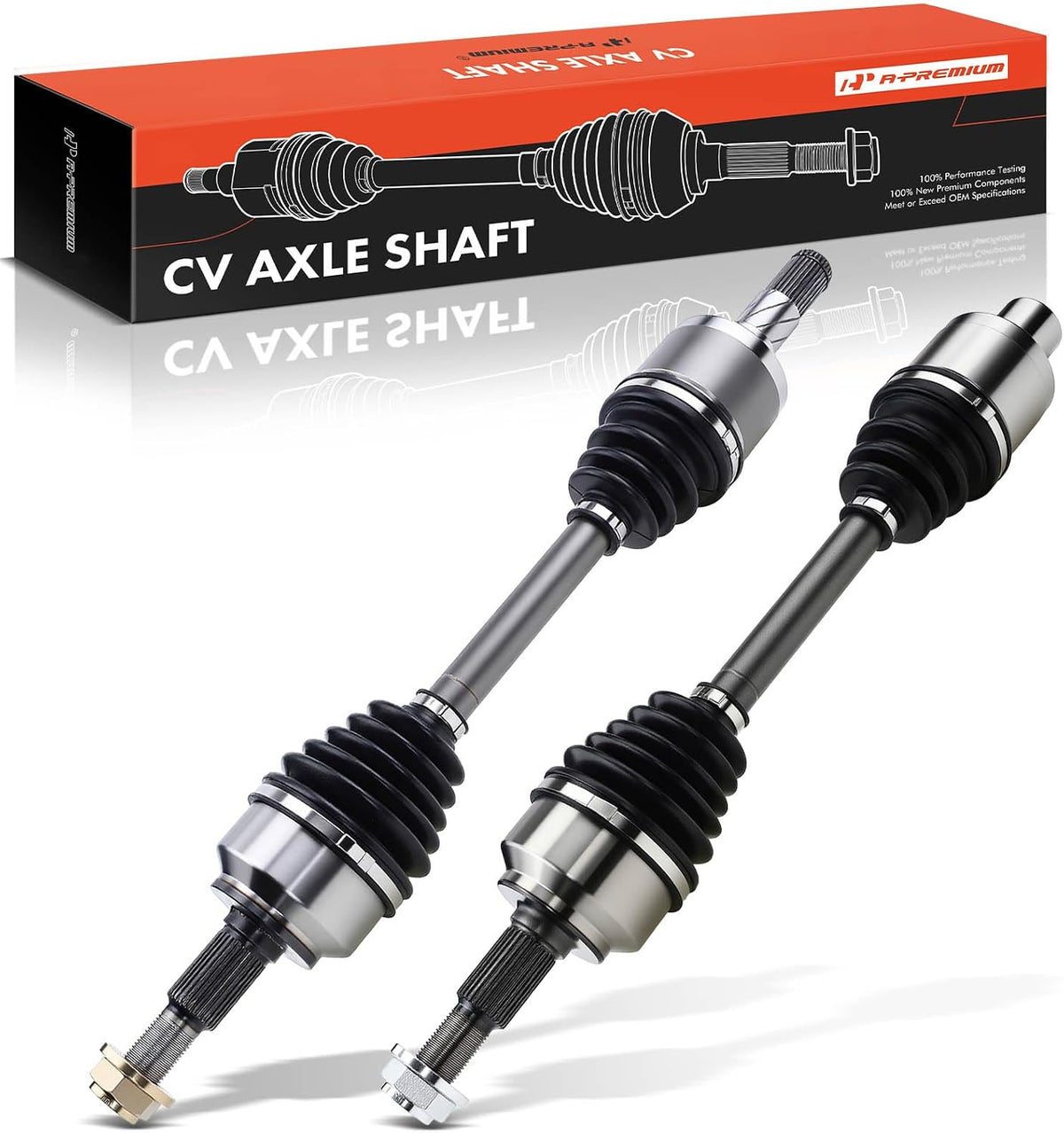 A-Premium Set of 2 Front CV Axle Shaft Assembly