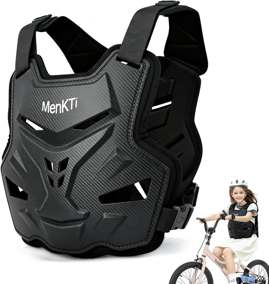 Adults Protective Armor Vest for Motocross Cycling，Dirt Bike Gear for Man, Back Chest Protector for ATV MTB
