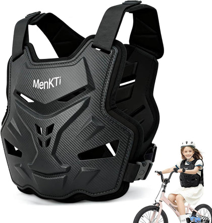Adults Protective Armor Vest for Motocross Cycling，Dirt Bike Gear for Man, Back Chest Protector for ATV MTB