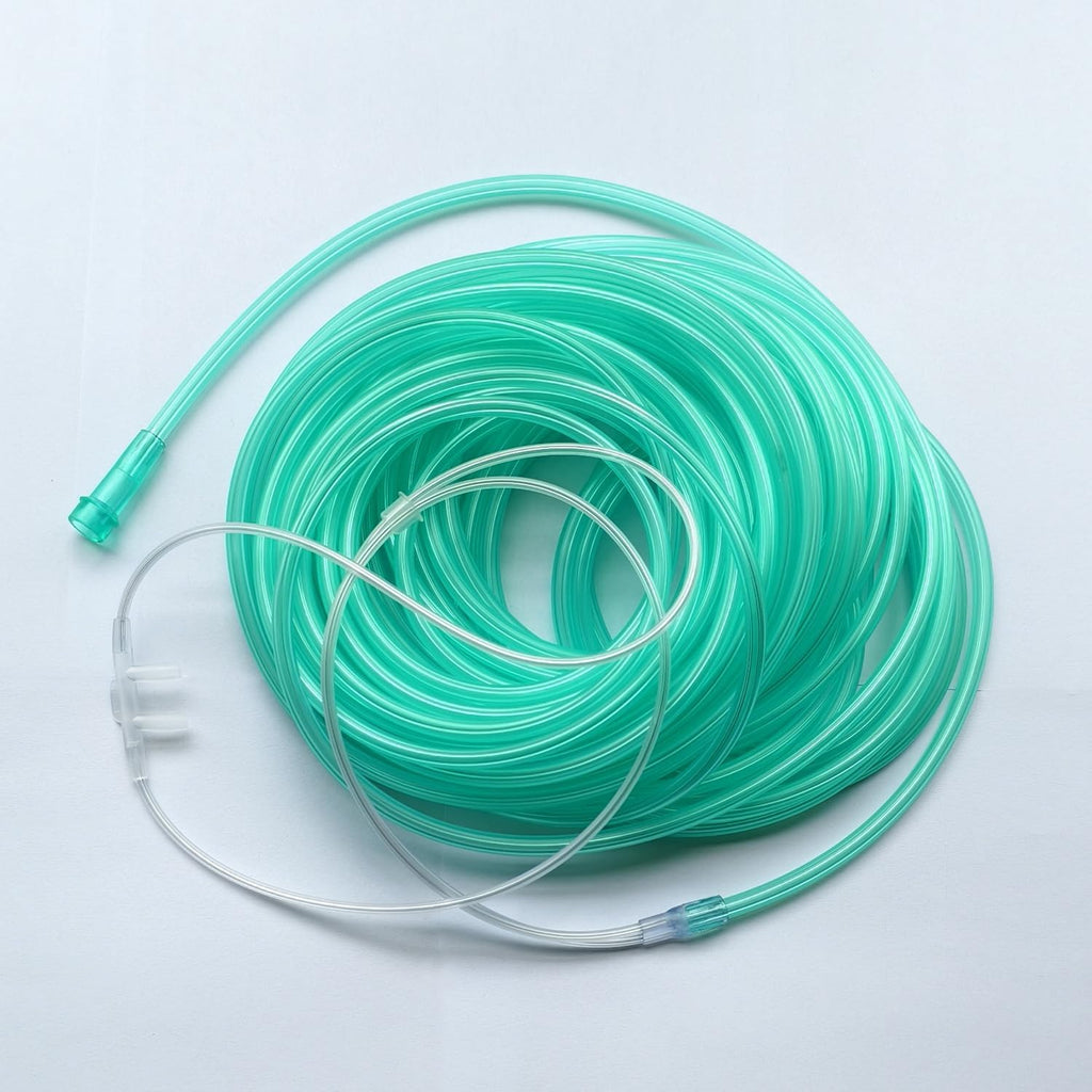 3pk Long Oxygen Tubing、50Ft Soft Nasal Cannula Tubing for Adults – Oxygen Supply Tubes – Kink-Resistant 6-Channel