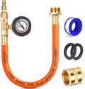 EVOULTES Brass RV Winterizing Kit with Pressure Gauge & Hose